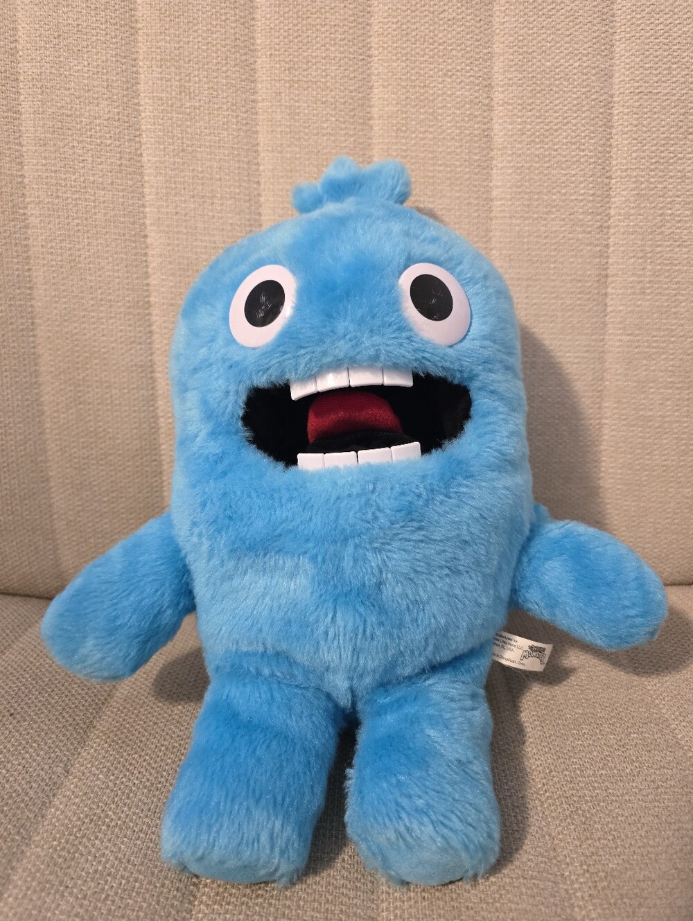 The Toothless Monster 13" Monte Meli Tooth Fairy Plush Blue